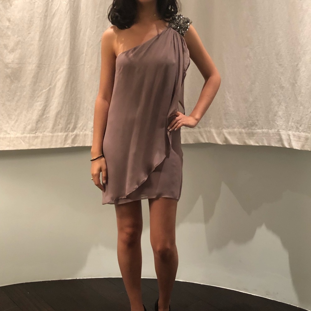 Lilac mini dress